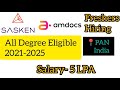 Sasken, Amdocs Freshers Hiring 2026 | Anyone Can Apply | Salary 5 LPA #freshersjobs #amdocsHiring