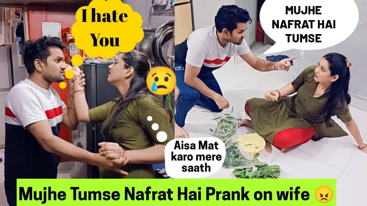 I Hate You - Prank On Wife 🤣 Gone Extremely Wrong 😱 #Prank Video || Komaldev