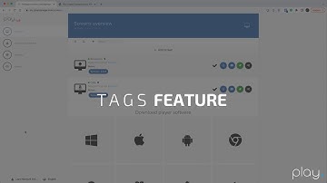 How to set up and use Tags for digital signage