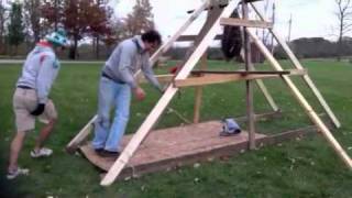 Trebuchet launch - LCS physics/history project