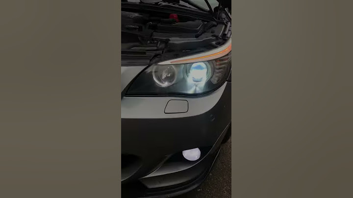 BMW 5 series E60 LCI Headlight upgrade Xenon and LED
