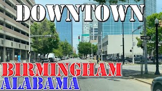 Birmingham  Alabama  4K Downtown Drive