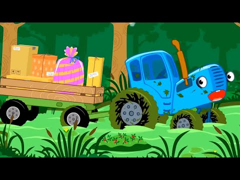 Синий трактор - Новые песни! Все песенки про машинки - Мультики для детей