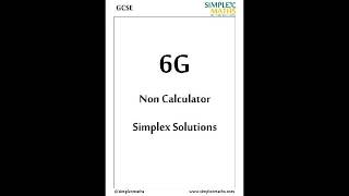 6G Simplex Solutions Non Calc