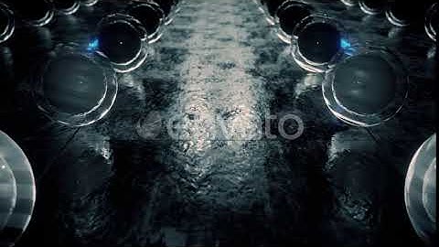 4K Rotating Sci Fi Spheres / Seamless Loop | Motion Graphics - Videohive template