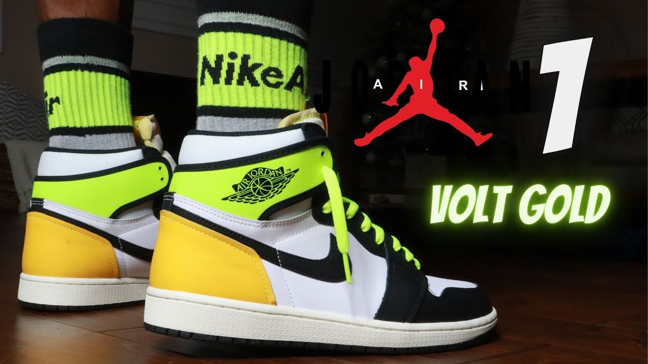 air jordan 1 volt green