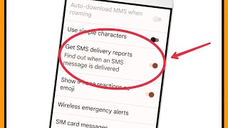Get SMS Delivery Reports in Google Messages App