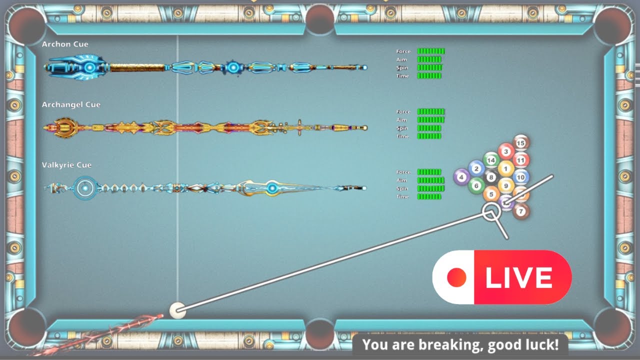 8 Ball Pool Watch My Live Stream/ #8ballpool #Liveatream #gamer - YouTube