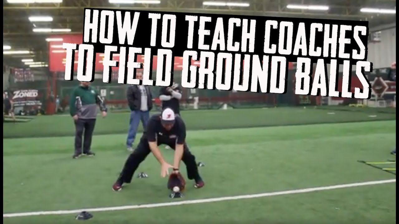How to Teach Coaches to Field Ground Balls YouTube