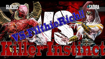 Killer Instinct Ranked VS DEVELOPER(FilthieRich) Sadira vs Glacius Part 2