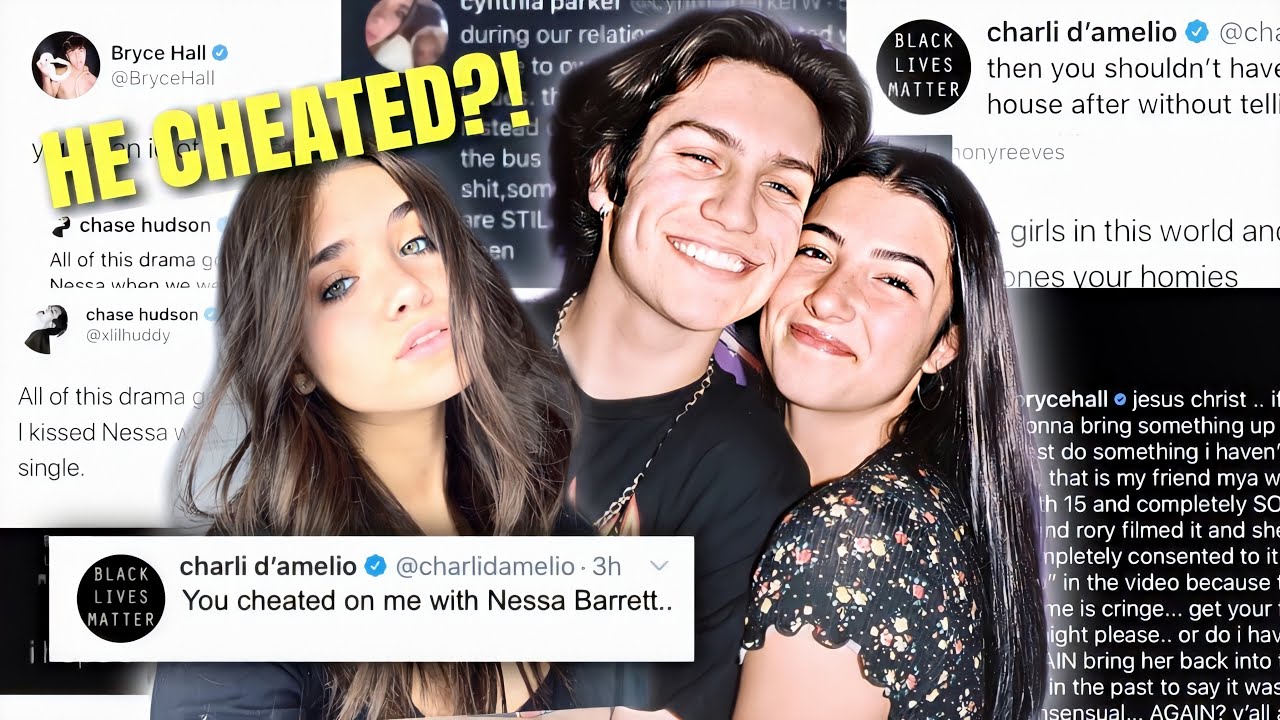 charli d'amelio EXPOSED lil huddy for CHEATING on her w/ nessa barrett!