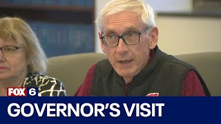 Gov. Evers visits UW-Milwaukee; roundtable talks with students | FOX6 News Milwaukee
