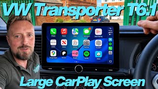 This Large Screen Completely Changes the VW Transporter T6.1 | Kenwood DMX9724XDS & CarPlay