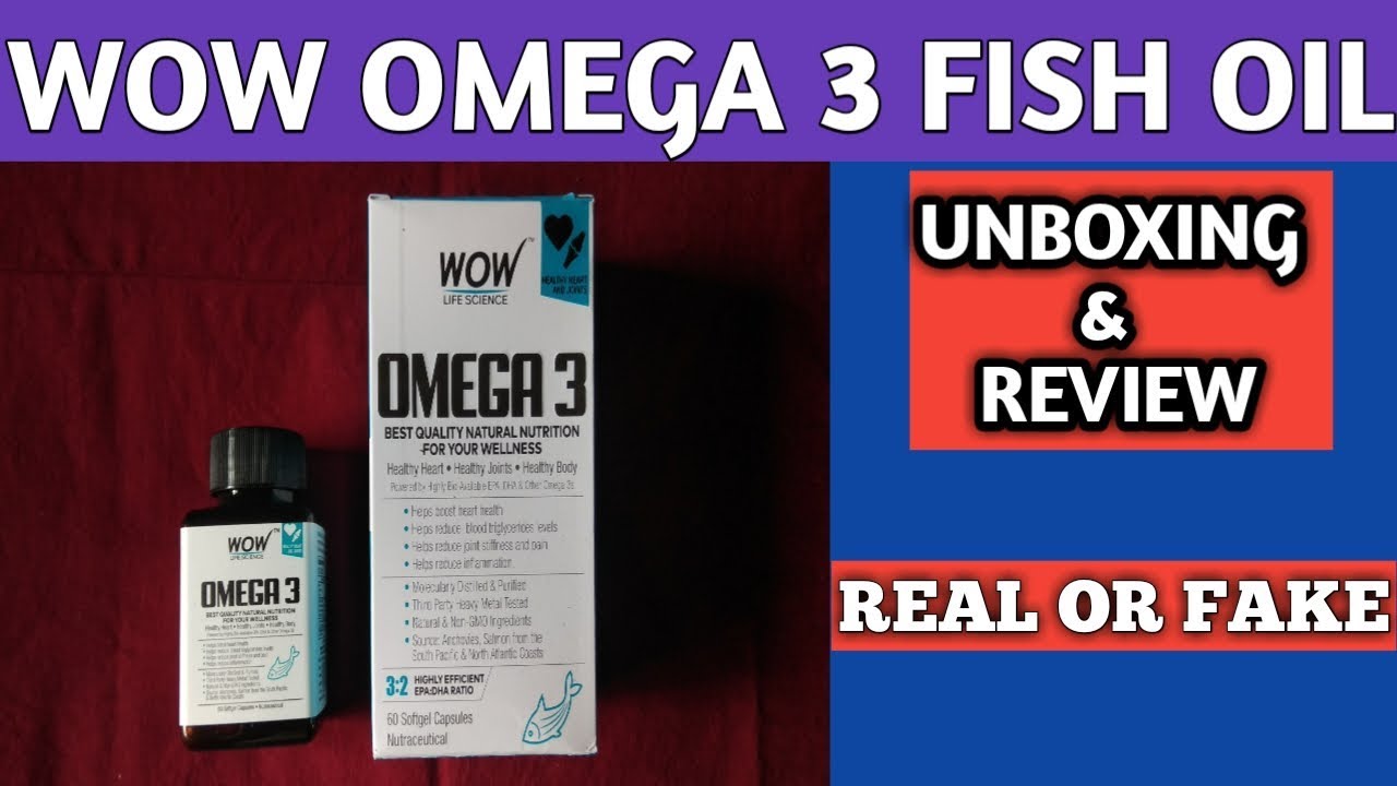 Wow Oemga 3 Fish Oil | Wow Fish Oil Unboxing And Review - YouTube