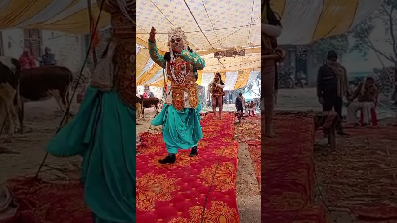 Shree Laxman ji ka rup me Sanju sukhla parasuram Ji ka rup me Akhilesh Tiwari ji 