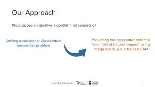 Barycenters of Natural Images  Constrained Wasserstein Barycenters for Image Morphing screenshot 4