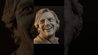 Sculpting Pedro Pascal - The Unbearable Weight of Massive Talent #shorts