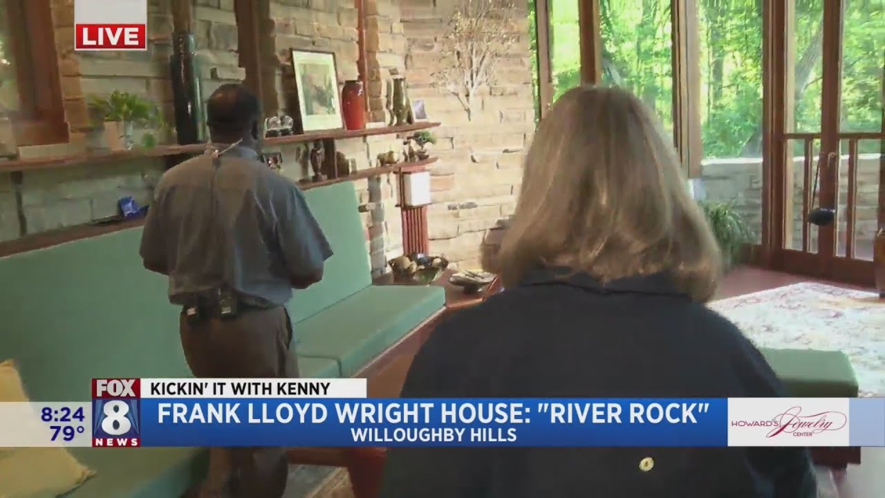 Kenny visits Frank Lloyd Wright's 'River Rock' house