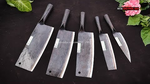 DAO PHÚC SEN, BỘ DAO CÁN SẮT BỀN ĐẸP- TIẾT KIỆM_ HÀNG CHUẨN CỦA HTX DAO PHÚC SEN