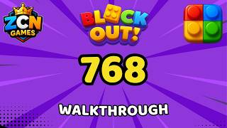 Block Out Level 768 Walkthrough | Full Solution