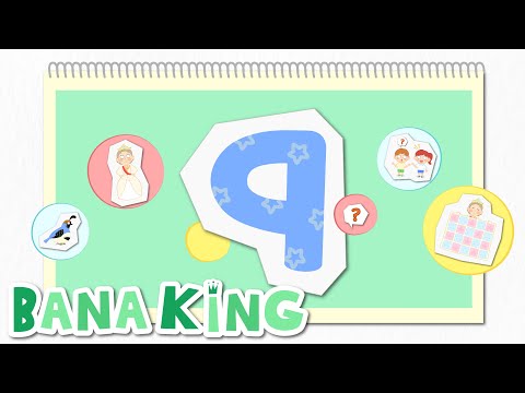 The Letter Q Song(Lowercase) | Phonics | Alphabet | English Nursery rhyme | BanaKing