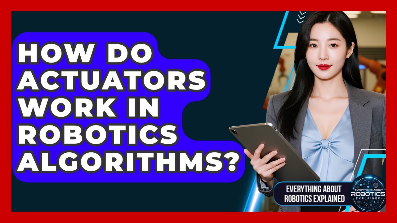 How Do Actuators Work In Robotics Algorithms? - Everything About Robotics Explained