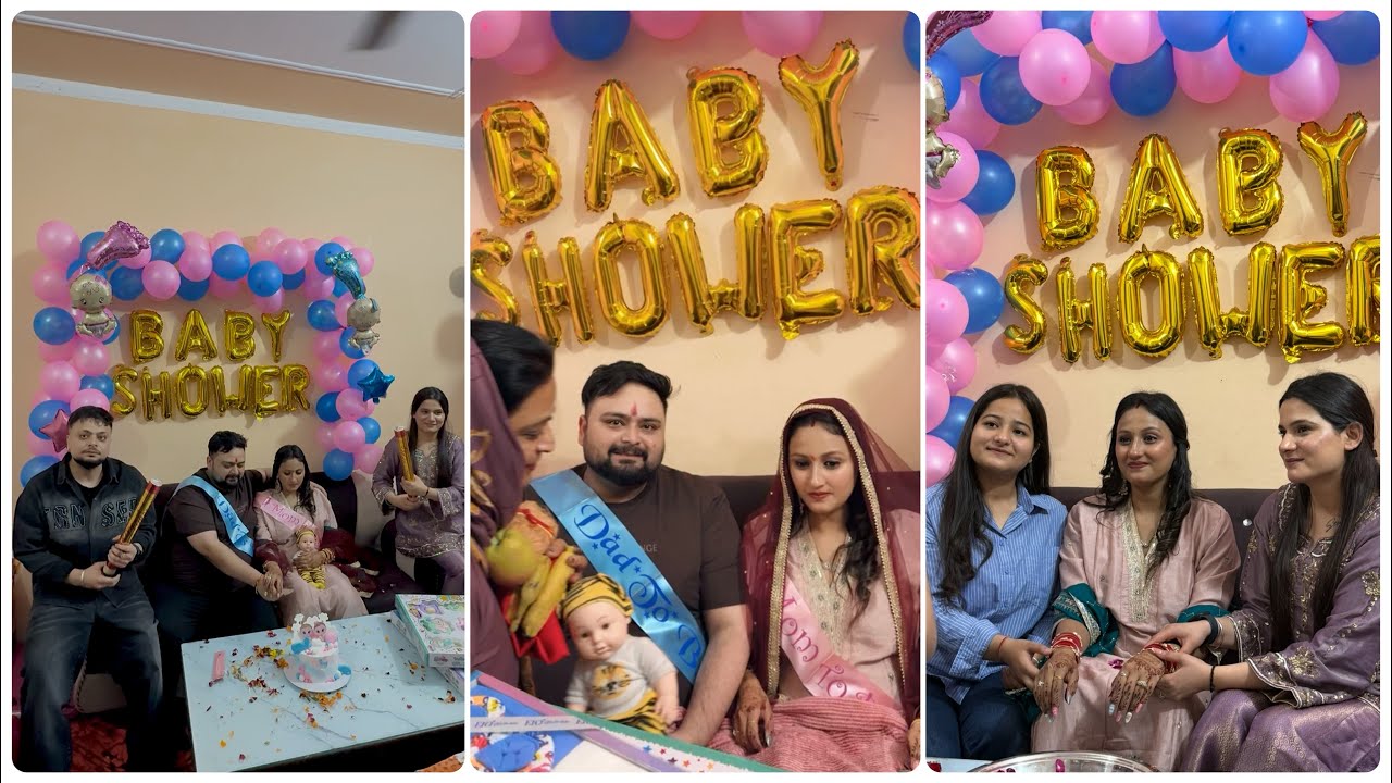 Baby Shower Function😍❤️ New New Gift Mile Ajj😘 Sari Family Ne Ikthe Hoke Ronka Laiya😍