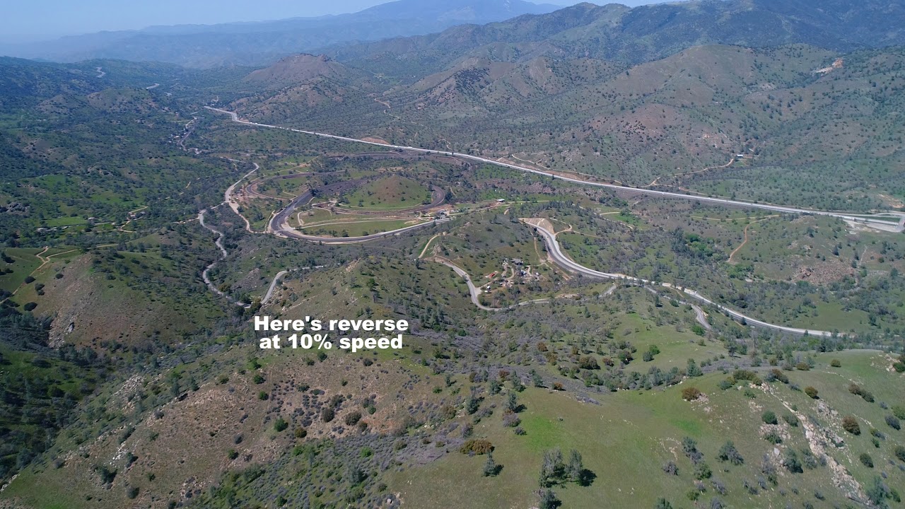 UFO Flyby at Tehachapi Loop in 4K - YouTube