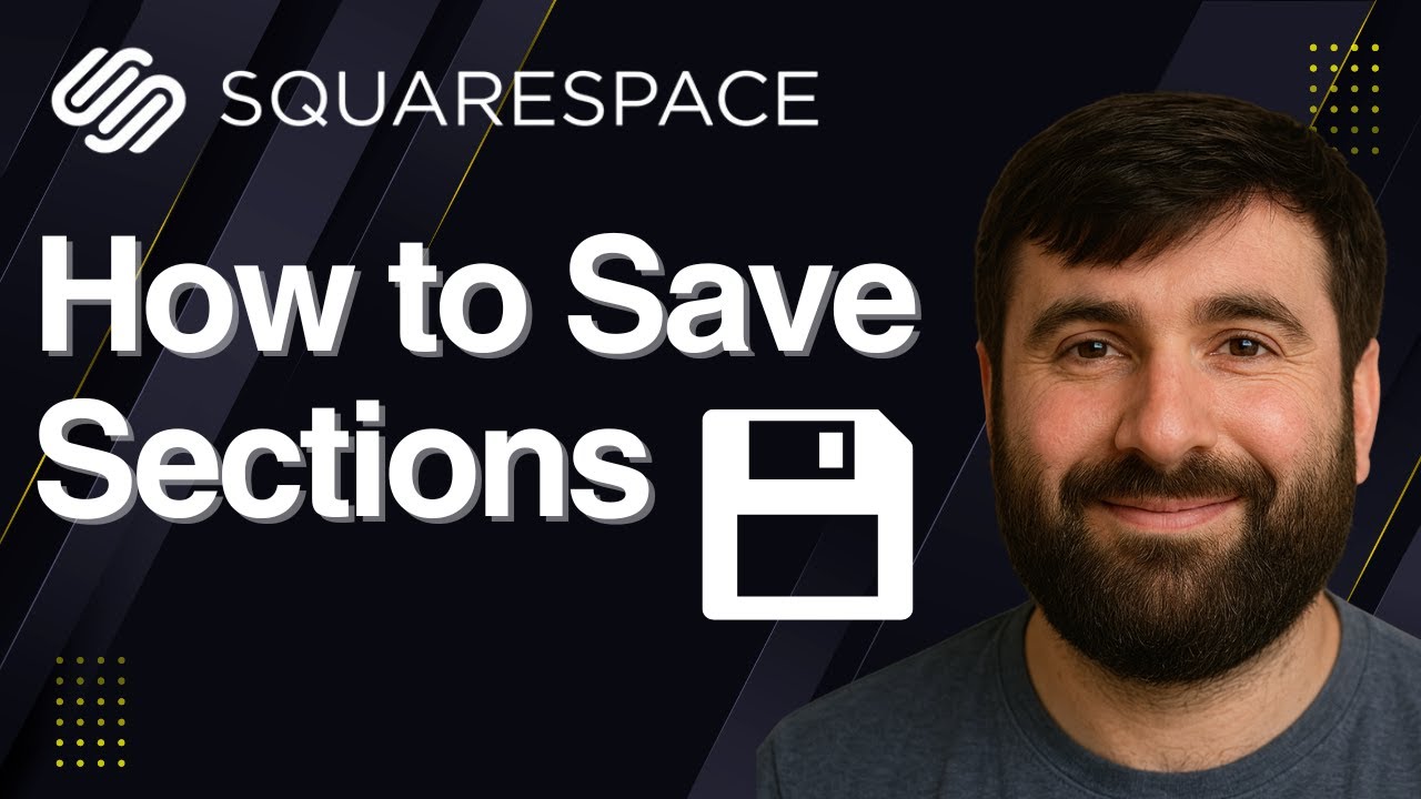Возможности Squarespace: как сохранять разделы | Пошаговое руководство 2025