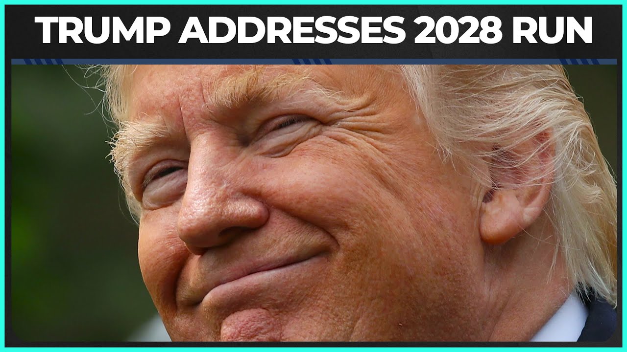 Trump Addresses Rumors That He's Looking To Run For A Third Term