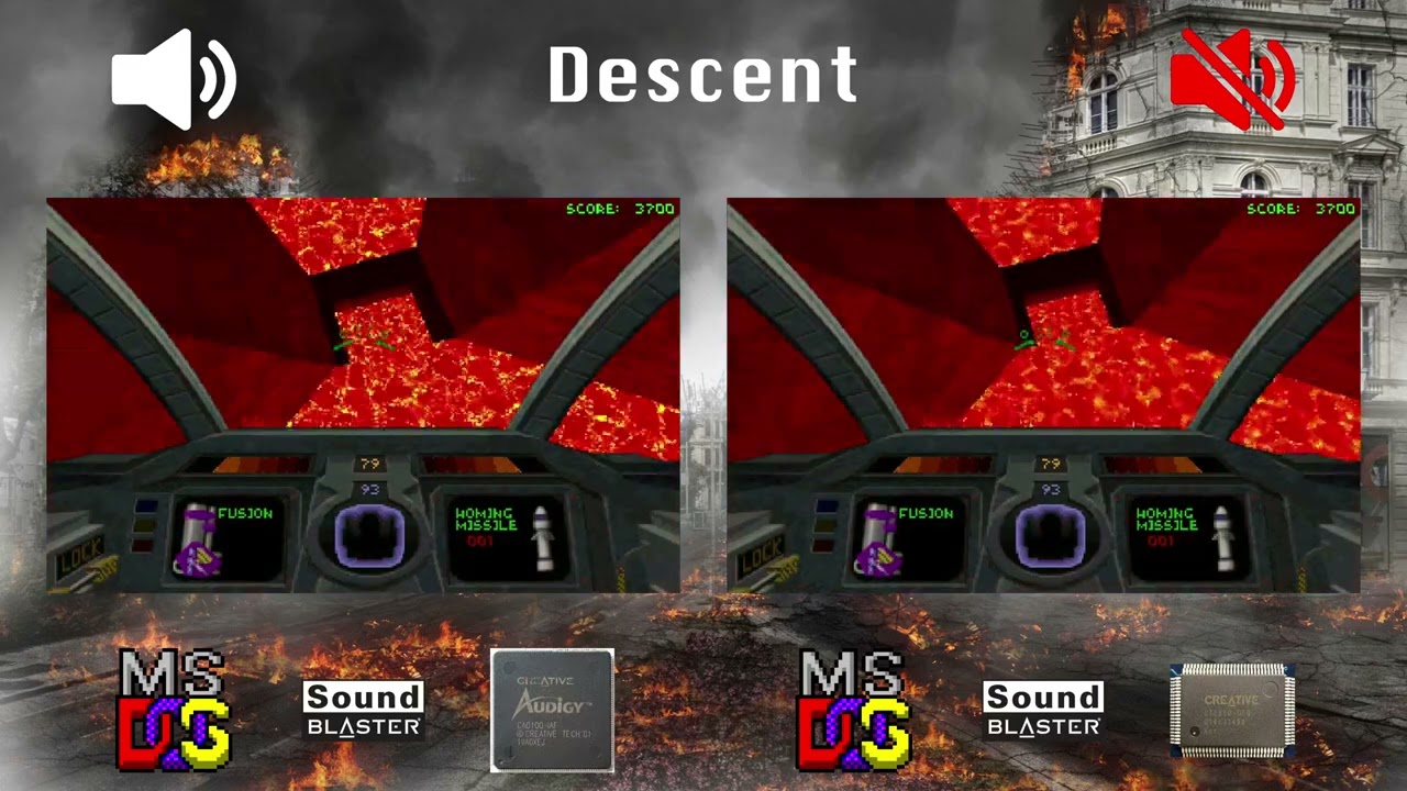 [OVM] Descent (EMU10K2, OPL vs CT5880, OPL)