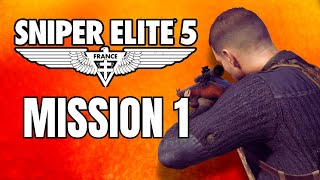 AUTHENTIC (MAX DIFFICULTY) SNIPER ELITE 5 Gameplay [THE ATLANTIC WALL]