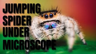 Jumping Spider Under the Microscope