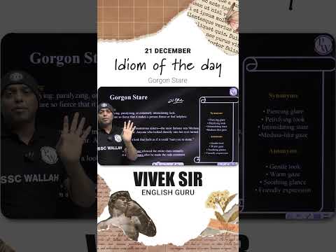 Idiom Of The Day By Vivek Sir #sscwallah #shorts #sscexams2026