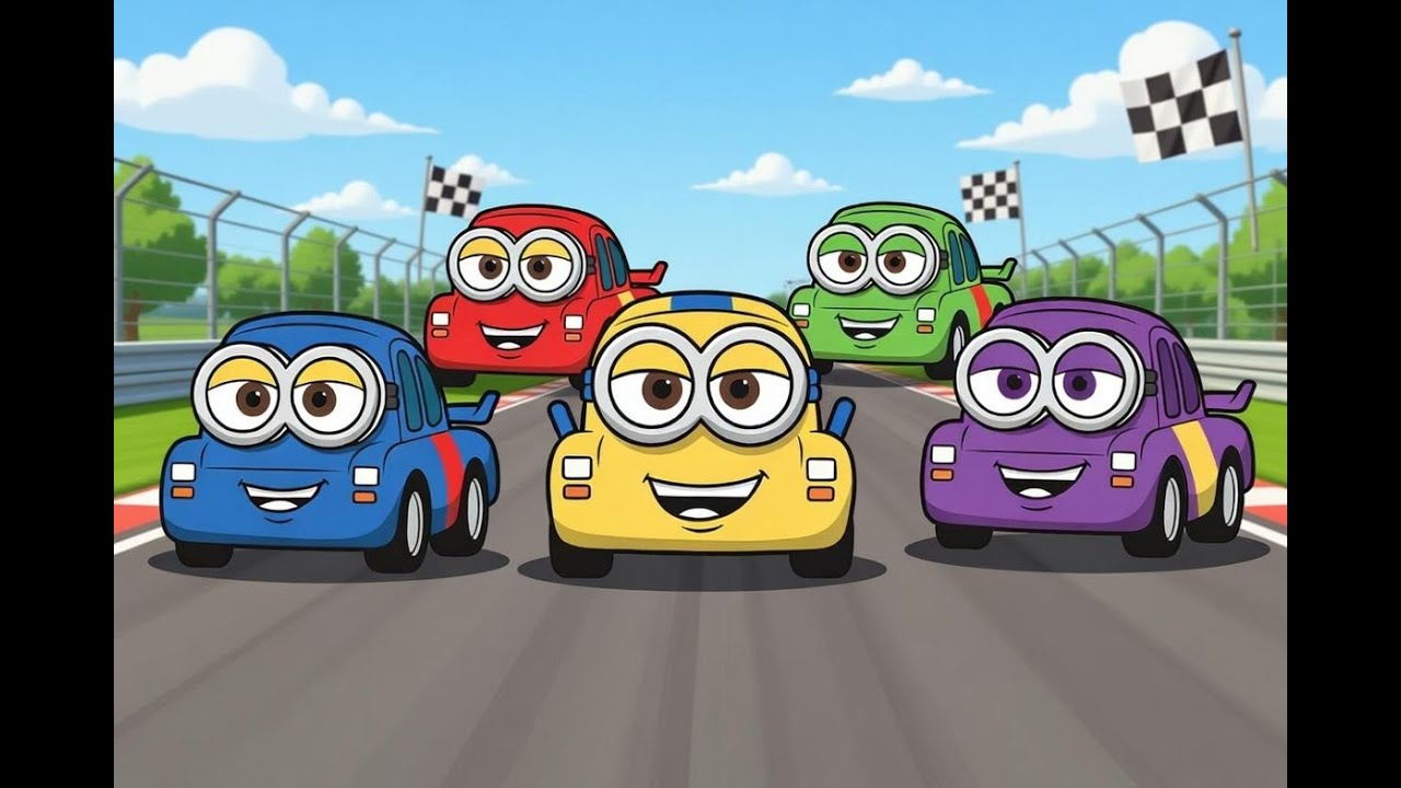 Happy Banana Cars Race 🍌 | Long Kids Story