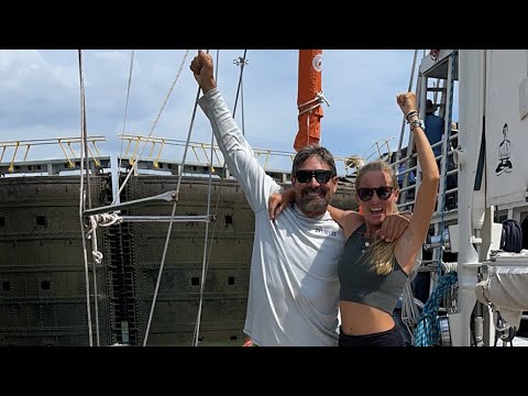 LIVE Panama Canal Pacific side! Sailing Vessel Delos
