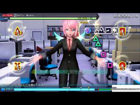 Hatsune miku project diva future tone [Hello,Worker Extreme perfect]
