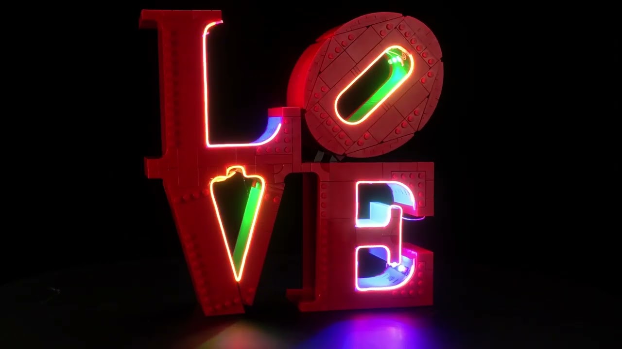 BrickBling Light Kit for LEGO Art LOVE 31214