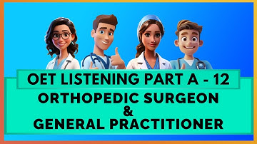 OET LISTENING TEST PART A SAMPLE - 12 | MIHIRAA