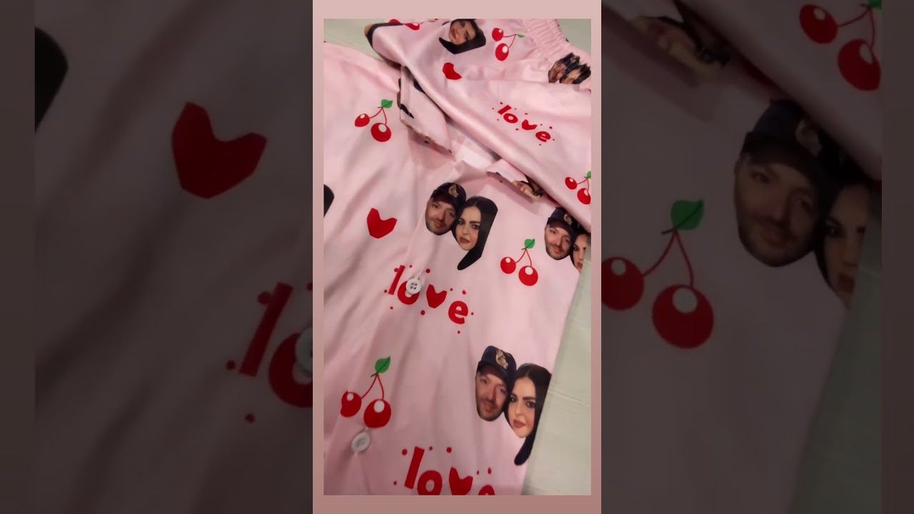 This custom print pajamas, that’s who! Made from soft fabric, these are lightweight and breathe.