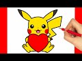 Comment dessiner pikachu