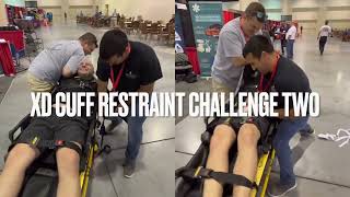Side By Side Comparison Video XDcuff VS Traditional Soft Limb Restraints. Fire Rescue East 2023.