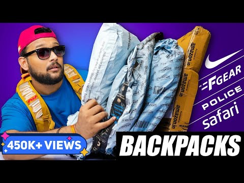 BEST BACKPACKS/BAGS FOR COLLEGE/SCHOOL ON AMAZON 🔥 Haul Review 2022 | Nike, Safari, Police, F