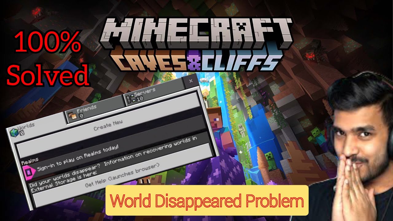 How To Fix World Not Showing Problem In Minecraft 1.18 World