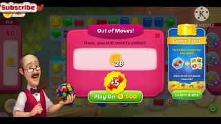 Homescapes Gameplay | TRY TO BEAT HARD LEVEL | Owdie Gaming screenshot 5
