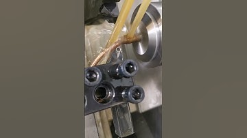 Turning a large round bar into a thin needle? #cnc #lathe #tornado #cncmachine turning #cncturning