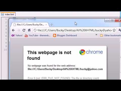 XHTML and CSS Tutorial_8_for beginner_Email Links and Tool Tips