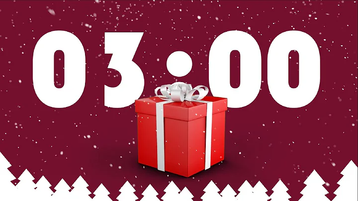 3 MINUTE exploding GIFT timer [ Christmas timer ] 🎁