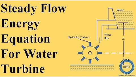 Steady Flow Energy Equation For Water Turbine