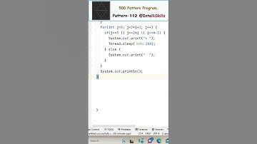 Pattern 112 | Star Pattern in Java #shorts #java #coding #programming